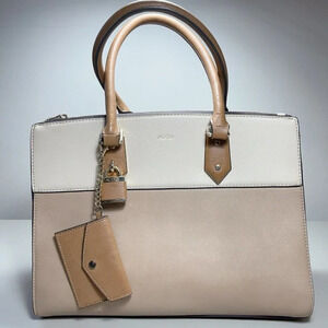 Aldo Retriever Tote Bag Faux Leather Camel  Color